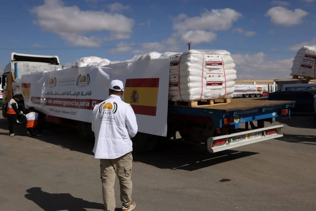 Equipo Fundación CAPP en operación humanitaria Palestina