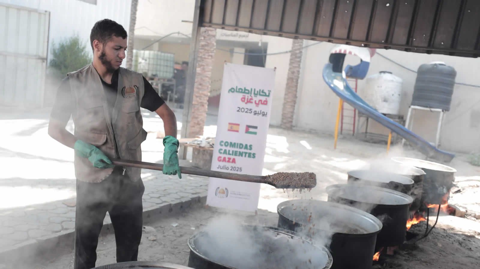 Distribución ayuda Ramadán 2026 Gaza Fundación CAPP