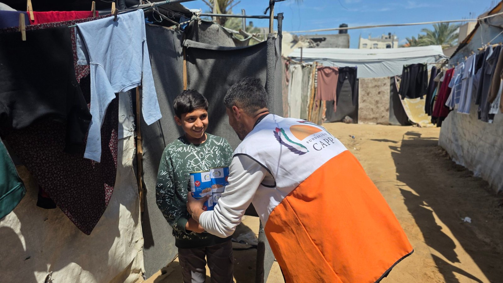 Distribución de ayuda humanitaria Fundación CAPP